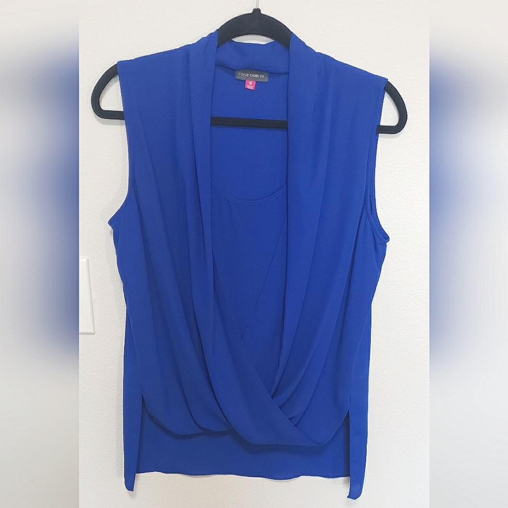 Vince Camuto Women's Cobalt Blue Blouse